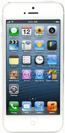 Смартфон Apple iPhone 5 64Gb White & Silver - Вологда